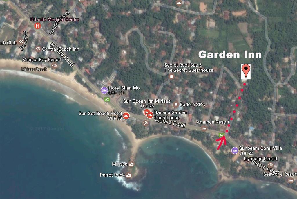 Garden Inn Mirissa Ngoại thất bức ảnh
